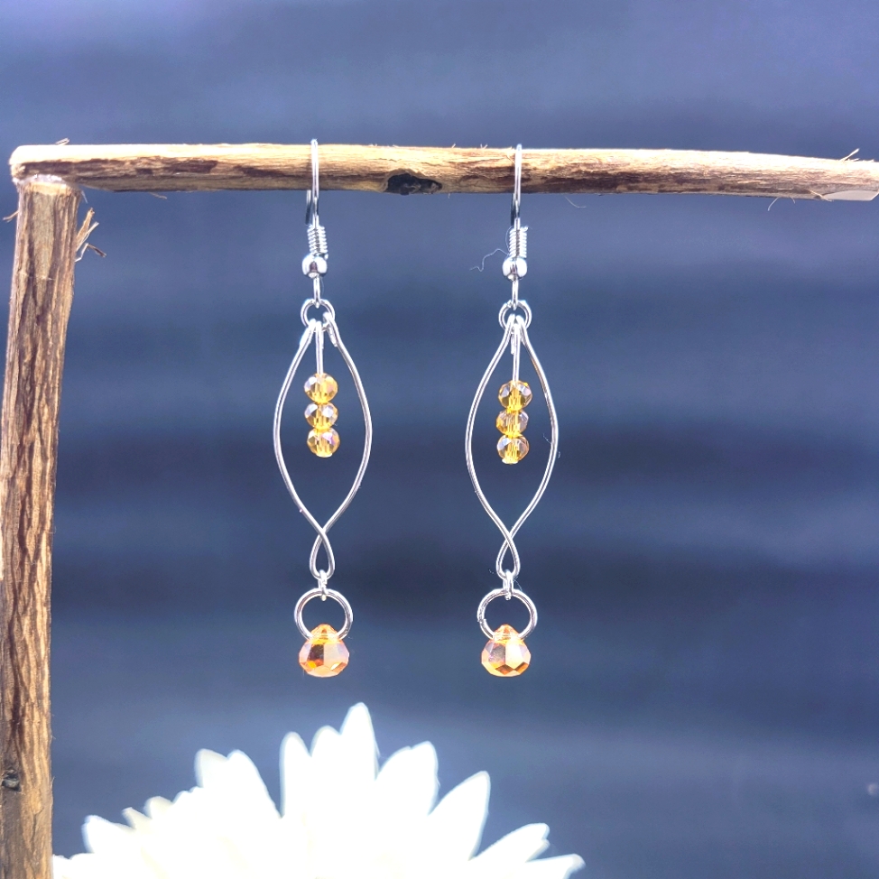 Handmade Wire Earrings 15$
